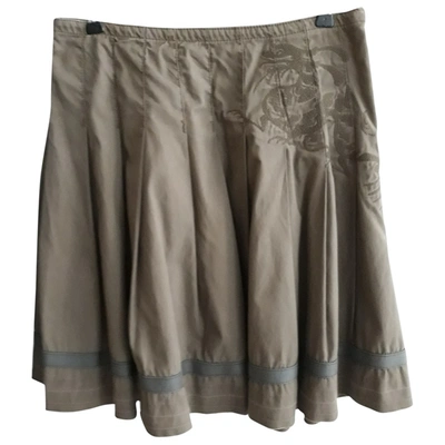 Pre-owned Replay Mid-length Skirt In Khaki
