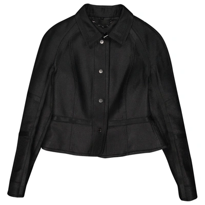 Pre-owned Belstaff Silk Short Vest In Black