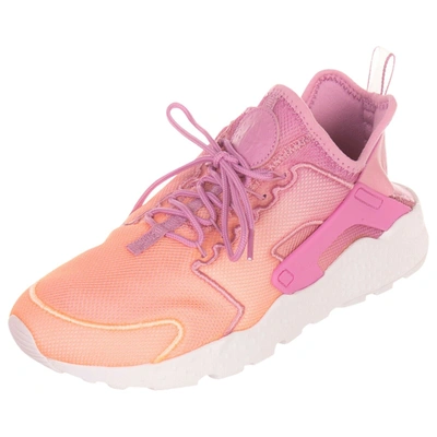 Pre-owned Nike Huarache Cloth Trainers In Pink