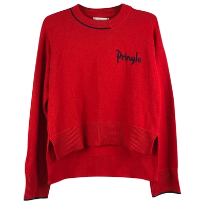 Pre-owned Pringle Of Scotland Cashmere Jumper In Red