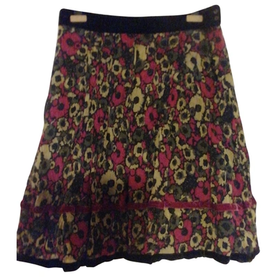Pre-owned Aspesi Wool Mid-length Skirt In Multicolour