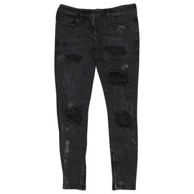 Pre-owned Faith Connexion Slim Jeans In Black