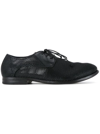 Marsèll Perforated Derby Shoes In Black