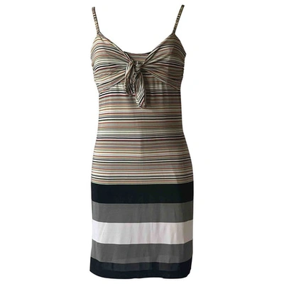 Pre-owned Marc Cain Mid-length Dress In Multicolour