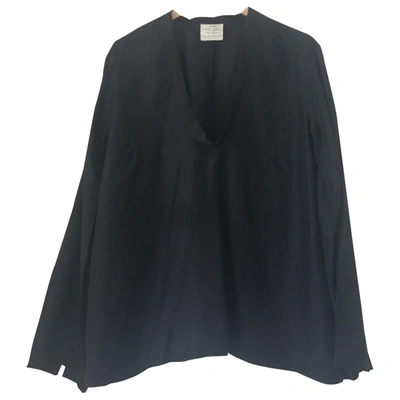 Pre-owned Forte Forte Silk Blouse In Black