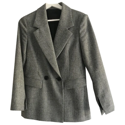 Pre-owned Sand Grey Wool Jacket