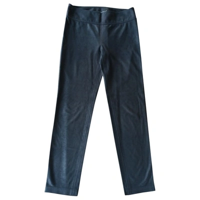Pre-owned Luisa Cerano Large Pants In Anthracite