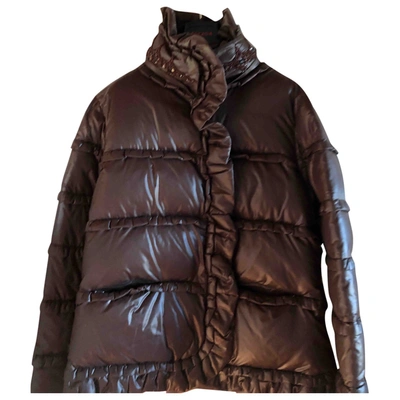 Pre-owned Escada Brown Synthetic Jacket