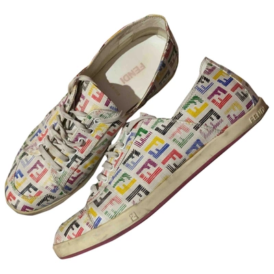 Pre-owned Fendi Cloth Trainers