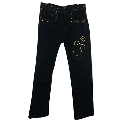 Pre-owned Just Cavalli Slim Jeans In Black