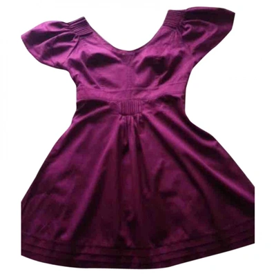 Pre-owned Diane Von Furstenberg Dress In Purple