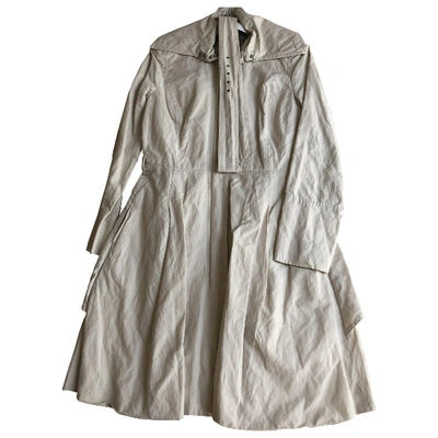 Pre-owned Emporio Armani Trench Coat In Beige