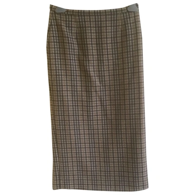 Pre-owned Rochas Multicolour Wool Skirt
