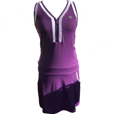 Pre-owned Lacoste Purple Dress