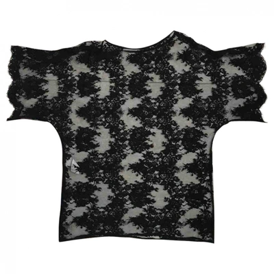 Pre-owned Dolce & Gabbana Lace Blouse In Black