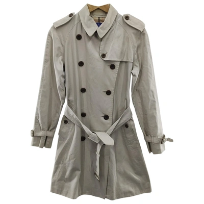 Pre-owned Burberry Khaki Cotton Coat