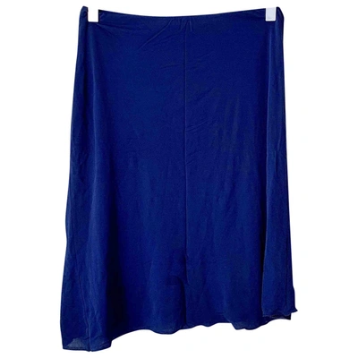 Pre-owned Maison Margiela Mini Skirt In Blue