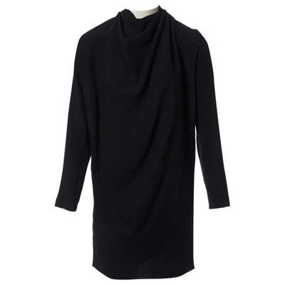 Pre-owned Bouchra Jarrar Mini Dress In Black