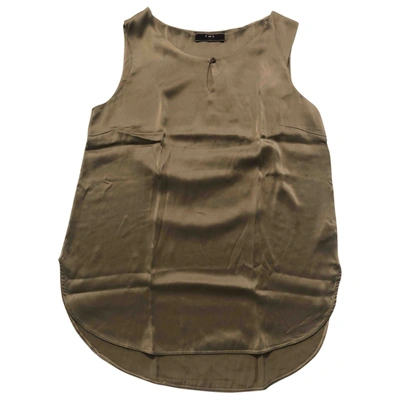 Pre-owned Peserico Silk Vest In Green