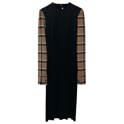 Pre-owned Loewe Mid-length Dress In Black