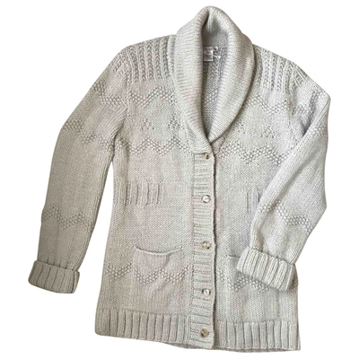 Pre-owned Bonpoint Wool Cardigan In Grey