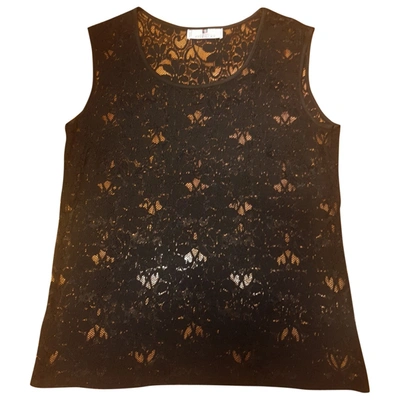 Pre-owned Givenchy Black Lace  Top