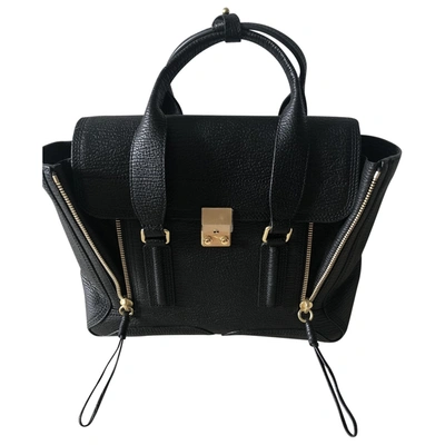 Pre-owned 3.1 Phillip Lim / フィリップ リム Pashli Leather Handbag In Black