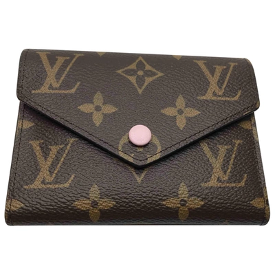 Pre-owned Louis Vuitton Cloth Wallet In Pink