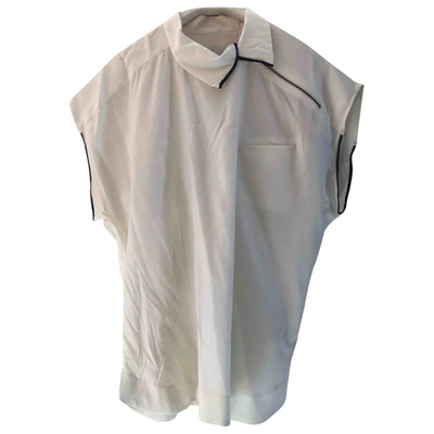 Pre-owned Toga Silk Blouse In White
