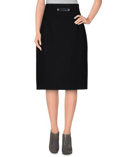 Balenciaga Knee Length Skirts In Black