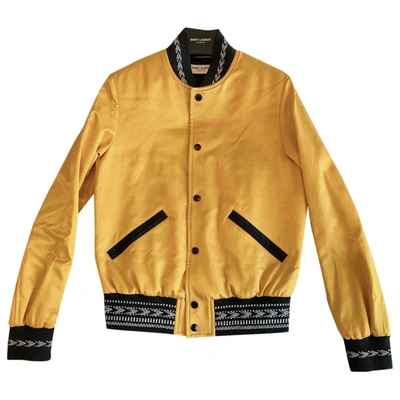 Pre-owned Saint Laurent Jacket In Yellow