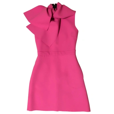 Pre-owned Msgm Mini Dress In Pink