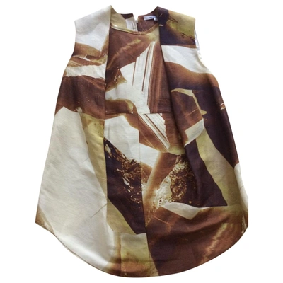 Pre-owned Carven Linen Vest In Multicolour