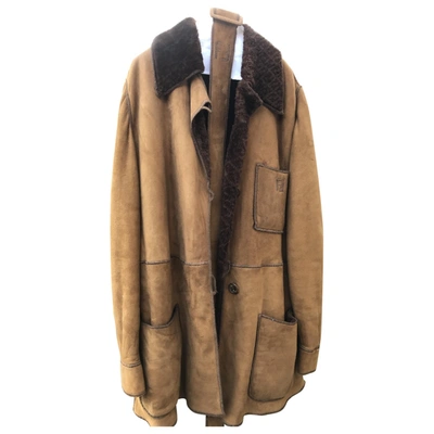 Pre-owned Fendi Brown Suede Coats