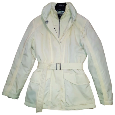 Pre-owned Fay Trench Coat In White