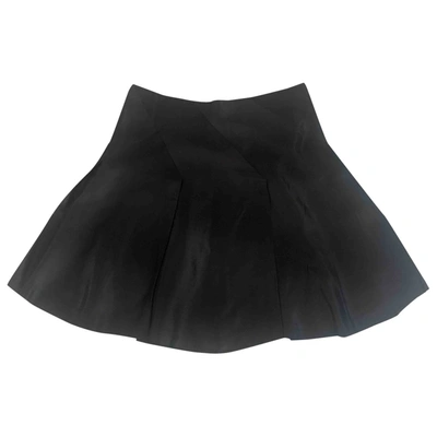 Pre-owned Reiss Mini Skirt In Brown