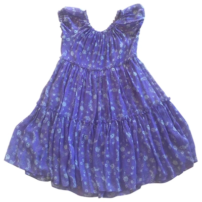 Pre-owned Ulla Johnson Purple Silk Dress