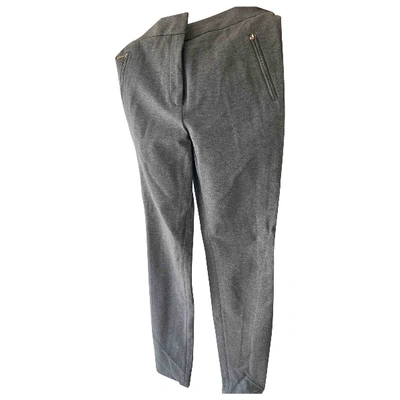 Pre-owned Carolina Herrera Trousers In Grey