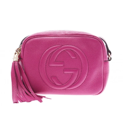 Pre-owned Gucci Soho Pink Leather Handbag