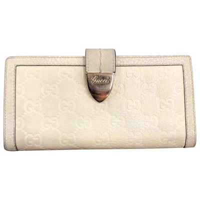 Pre-owned Gucci Leather Clutch In Other