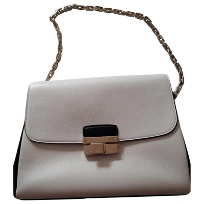 Pre-owned Dior White Leather Handbags