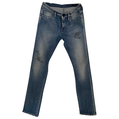 Pre-owned Pencey Blue Cotton - Elasthane Jeans