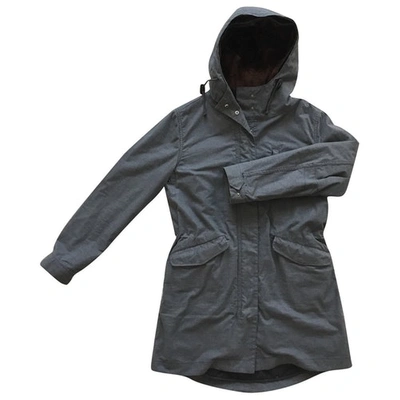 Pre-owned Hartford Grey Synthetic Coat