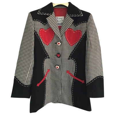 Pre-owned Moschino Cheap And Chic Wool Blazer In Red