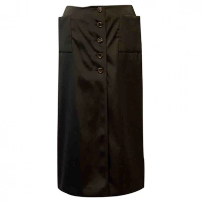 Pre-owned Cerruti 1881 Mid-length Skirt In Brown