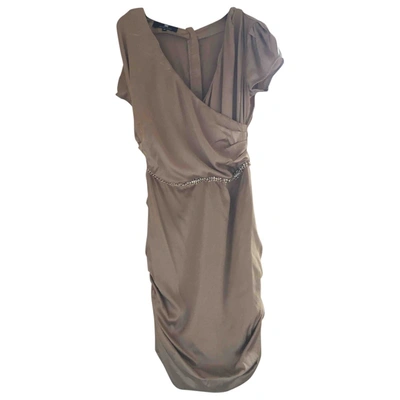 Pre-owned Elisabetta Franchi Silk Dress