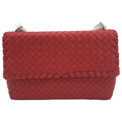 Pre-owned Bottega Veneta Olimpia Red Leather Handbag
