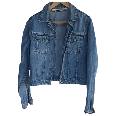 Pre-owned Dkny Jacket In Blue