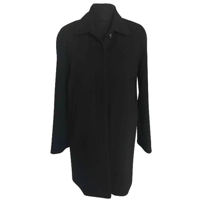 Pre-owned Sandro Coat In Black