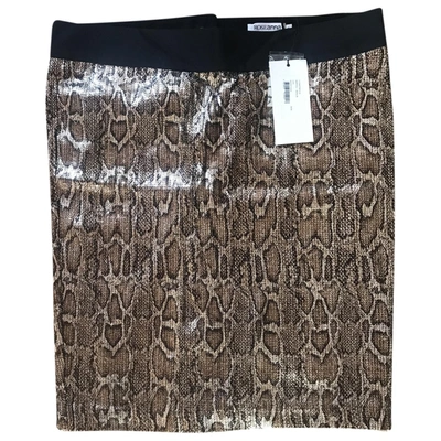 Pre-owned Roseanna Camel Glitter Skirt